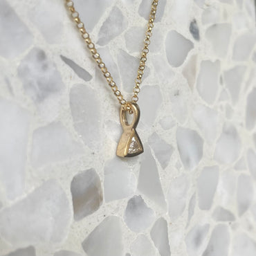 Trillant diamond petite pendant