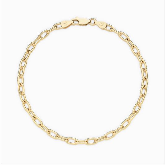 Paper Clip Bracelet 3.6mm 19cm