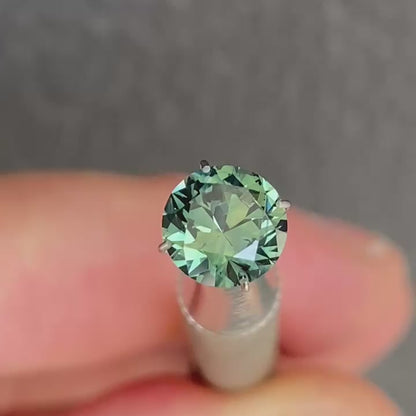 Round 1.66ct teal Australian Sapphire