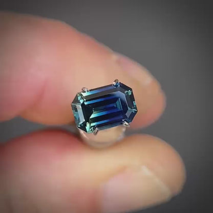 Emerald 1.44ct blue/yellow parti Natural Australian
Sapphire (Price Includes A Custom Made Solitare
Ring)