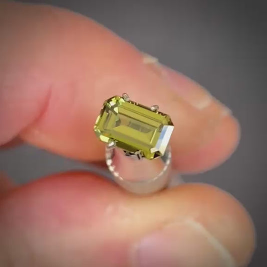 Emerald 1.09ct green Natural Australian Sapphire