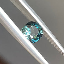 Load image into Gallery viewer, Cushion teal parti 1.22ct Australia sapphire