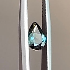 Pear cut 1.23ct Australian Blue Green Sapphire
