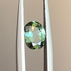 Oval cut 1.44ct Australian Blue Green sapphire