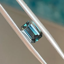 Load image into Gallery viewer, Emerald cut teal 1.52ct Australian sapphire