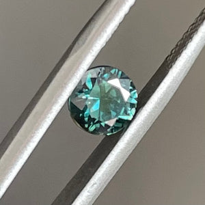 Round teal 1.34ct Australian sapphire